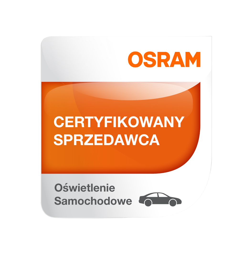 Certyfikowany Sprzedawca i Dystrybutor OSRAM w POLSCE od 2021r