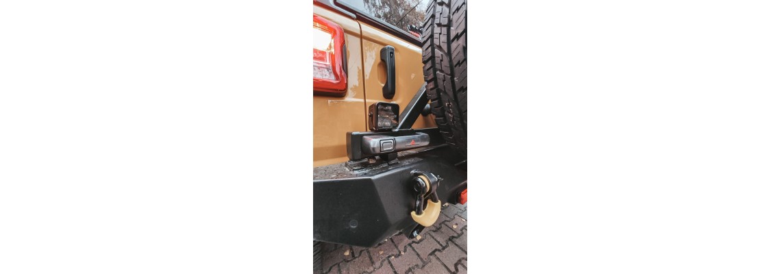 Wrangler JLU JEEP montaż oświetlenia OSRAM i Hella