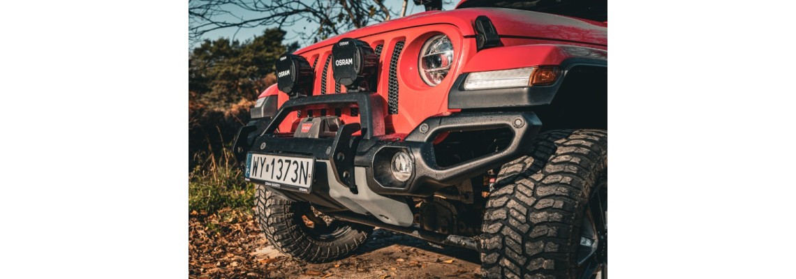 Jeep Wrangler JL Sahara - zmiana zderzaków na Arcus i RR Style