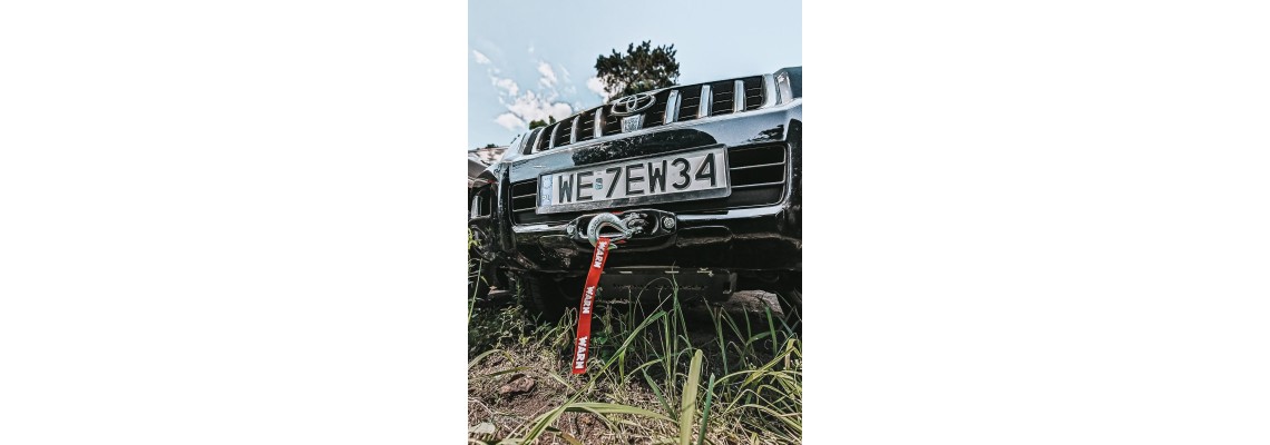 Montaż wyciągarki Toyota Land Cruiser 120