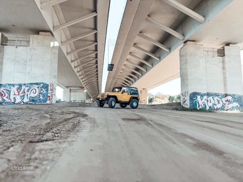 Nowe zawieszenie i układ kierowniczy w TJ twórcy JSCAN – pełna modernizacja w Szekla4x4.pl Nowe zawieszenie i układ kierowniczy w TJ twórcy JSCAN – pełna modernizacja w Szekla4x4.pl
