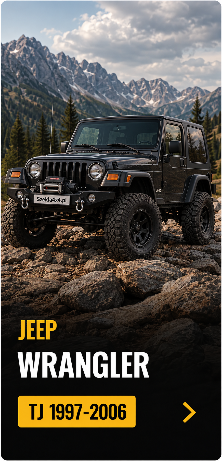 Jeep Wrangler TJ lifty zawieszenia częśći akceosoria