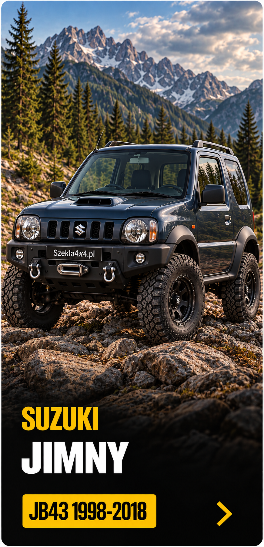 suzuki jimny JB43 1998-2017 części zawieszenia lifty - Szekla4x4.pl
