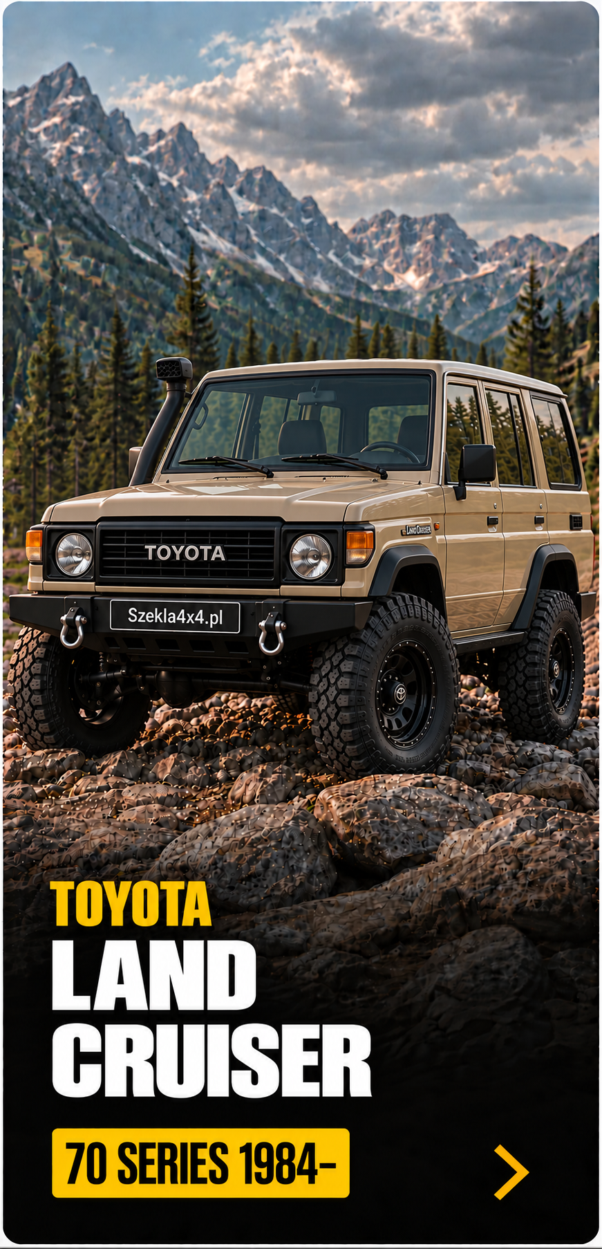 Toyota Land Cruiser 70 – części 4x4 | Szekla4x4